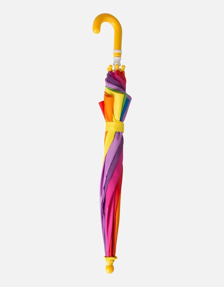 Childrens/Kids Rainbow Stick Umbrella