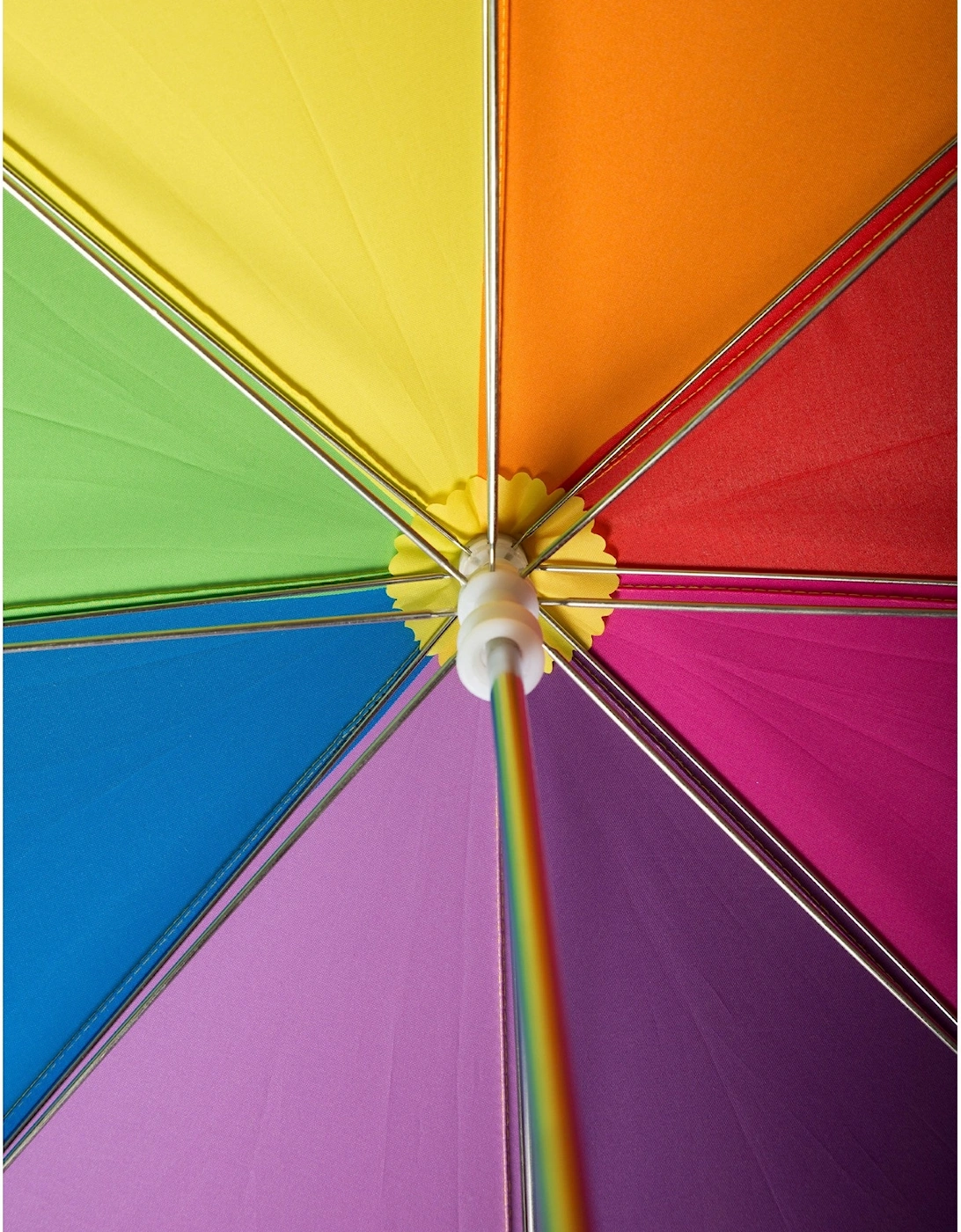 Childrens/Kids Rainbow Stick Umbrella