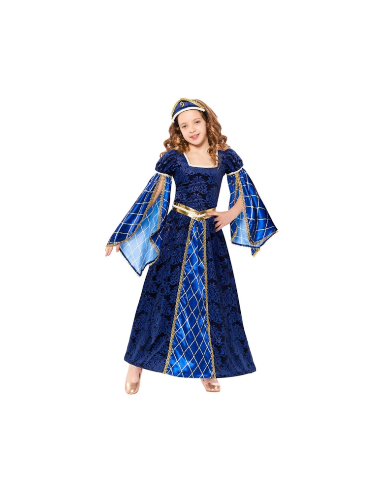 Tudor Princess Blue Deluxe Costume