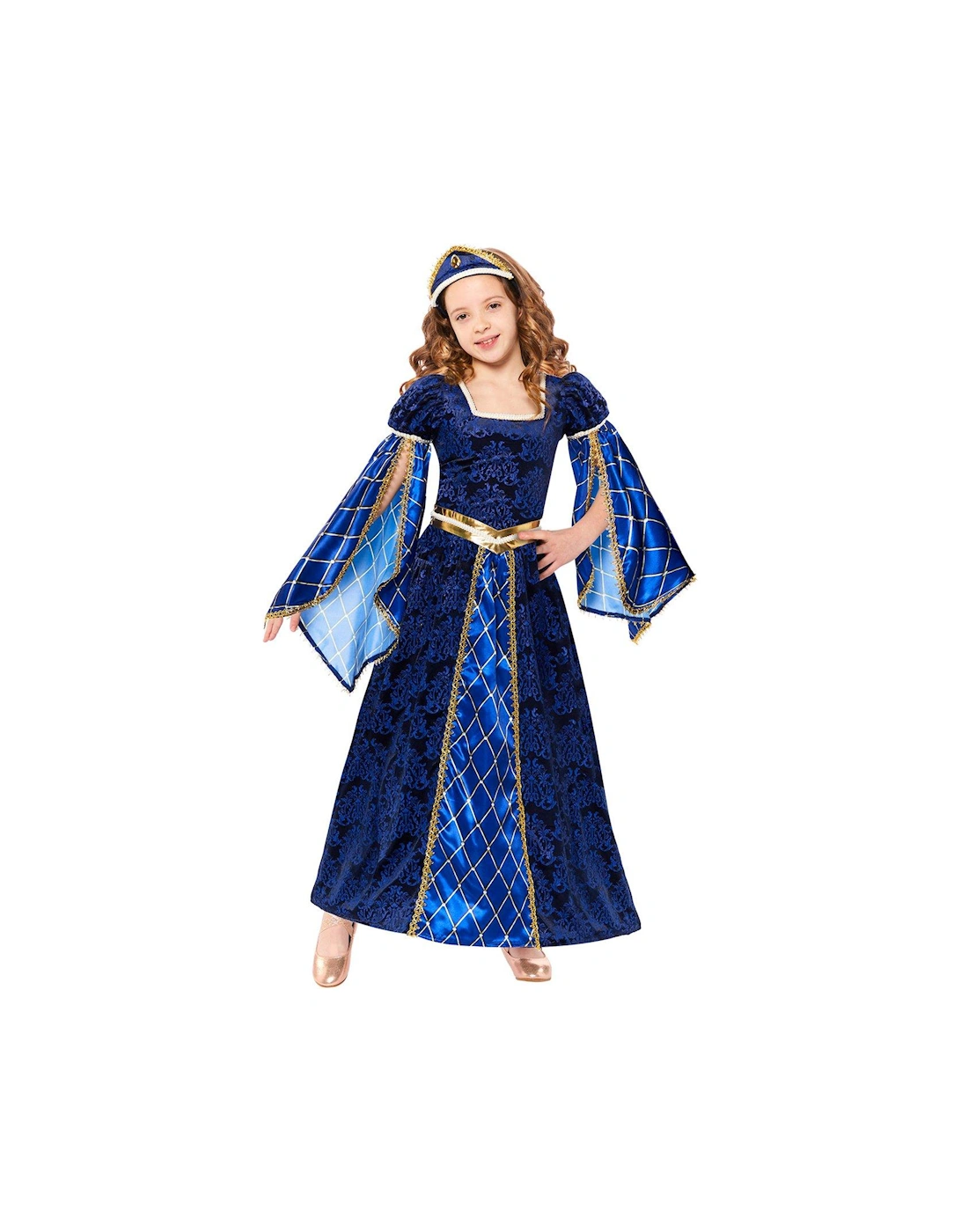 Tudor Princess Blue Deluxe Costume, 2 of 1