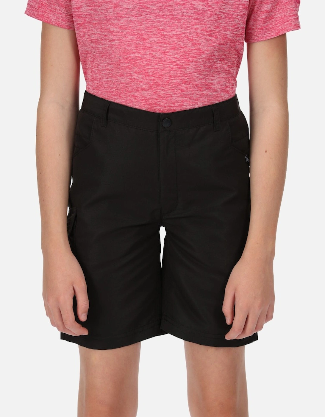 Girls Sorcer II Durable Reflective Wicking Shorts, 5 of 4