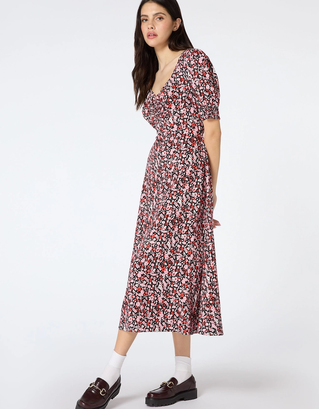 Cian Dress in Ditsy Floral