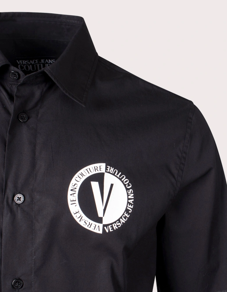 Short Sleeve New V Emblem Logo Shirt