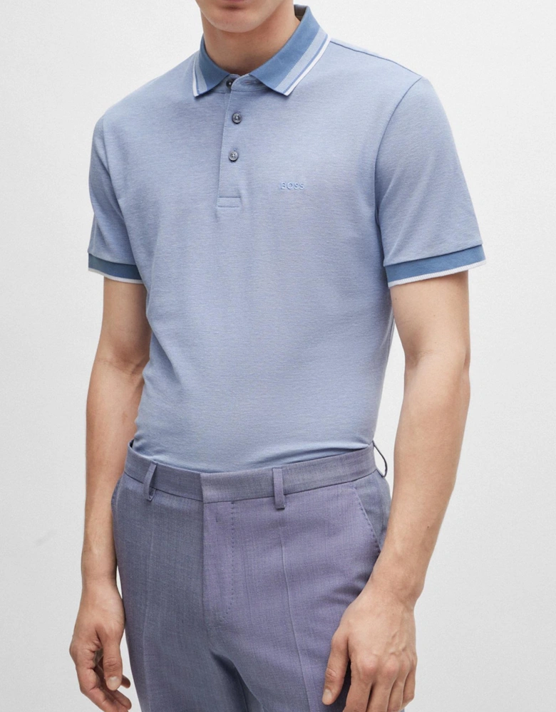 H Prout 141 Polo Shirt Blue