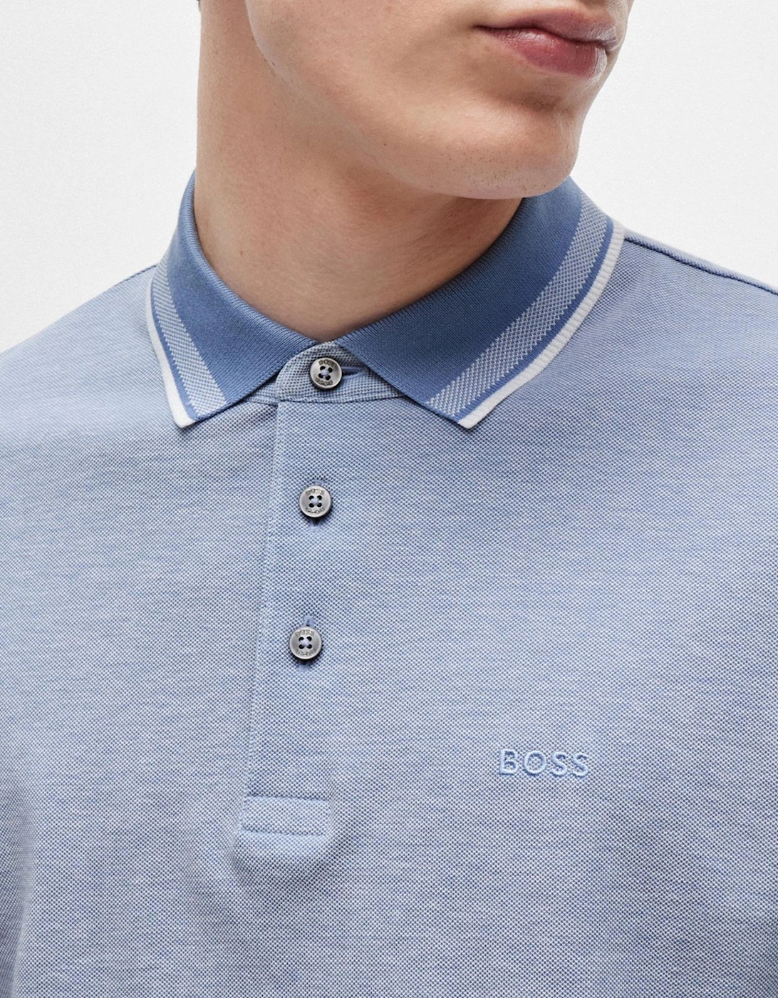 H Prout 141 Polo Shirt Blue