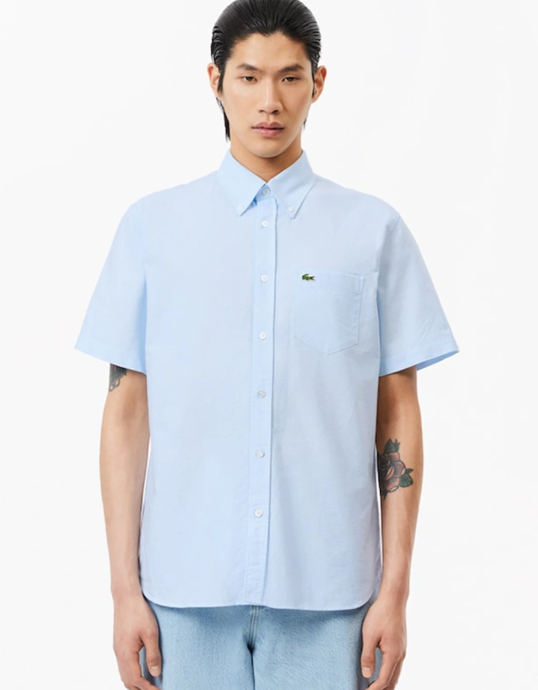 Men's Regular Fit Short Sleeved Oxford Shirt