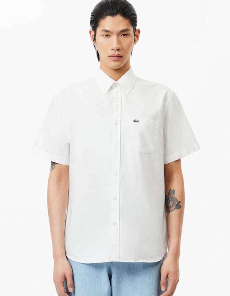 Men's Regular Fit Short Sleeved Oxford Shirt