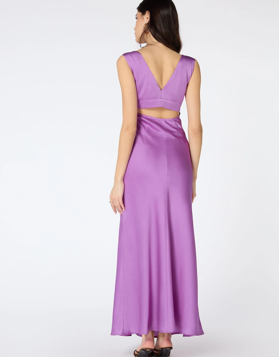 Marilyn Cut Out Dress in Lilac