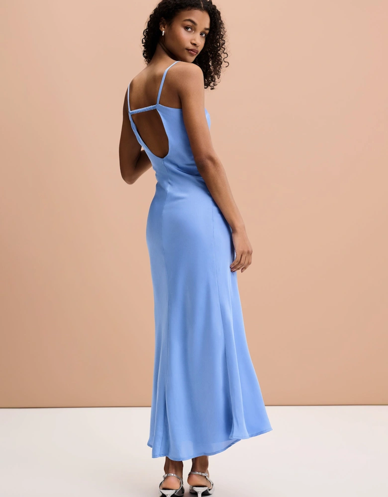 Libra Maxi Dress in Blue