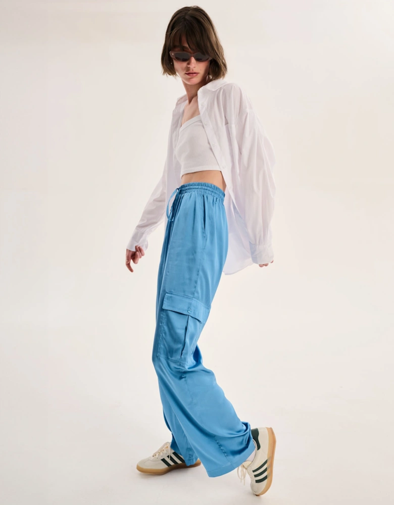 Ismerie Trouser in Light Blue