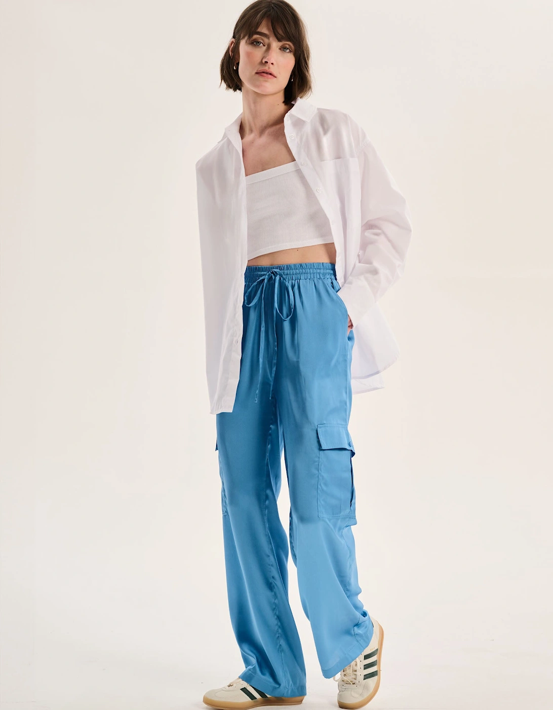 Ismerie Trouser in Light Blue