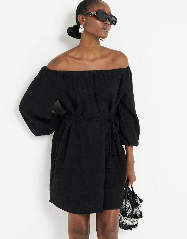 Bardot Dress - Black