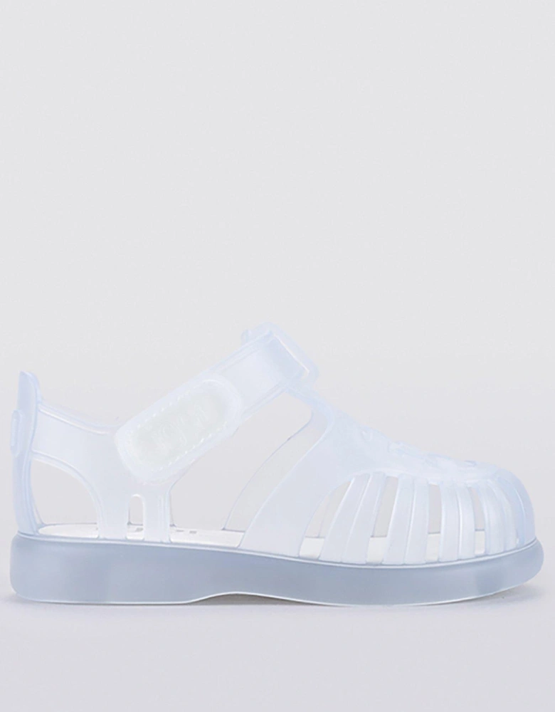 Tobby Jelly Sandal - White