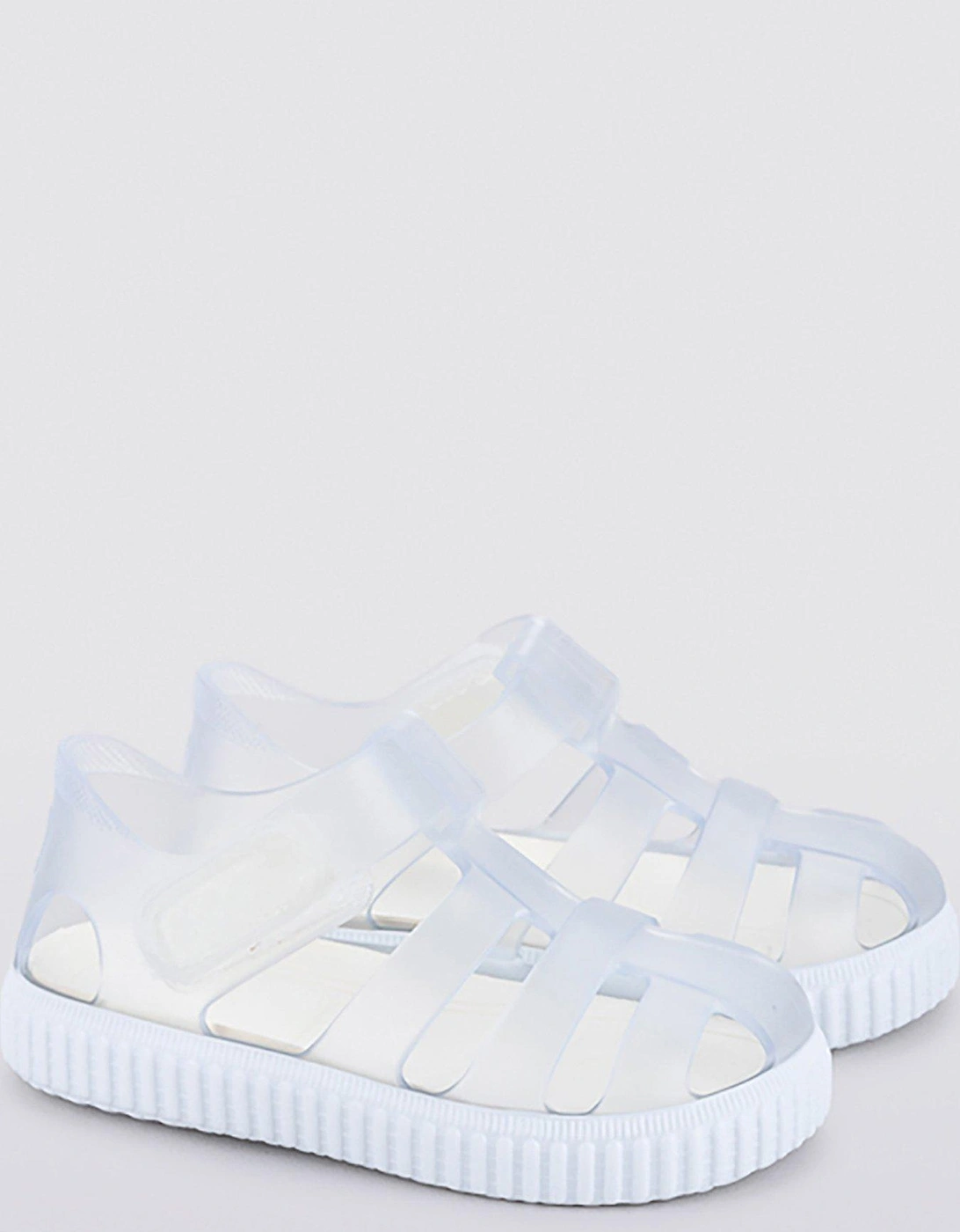 Nico Cristal Jelly Sandal - White