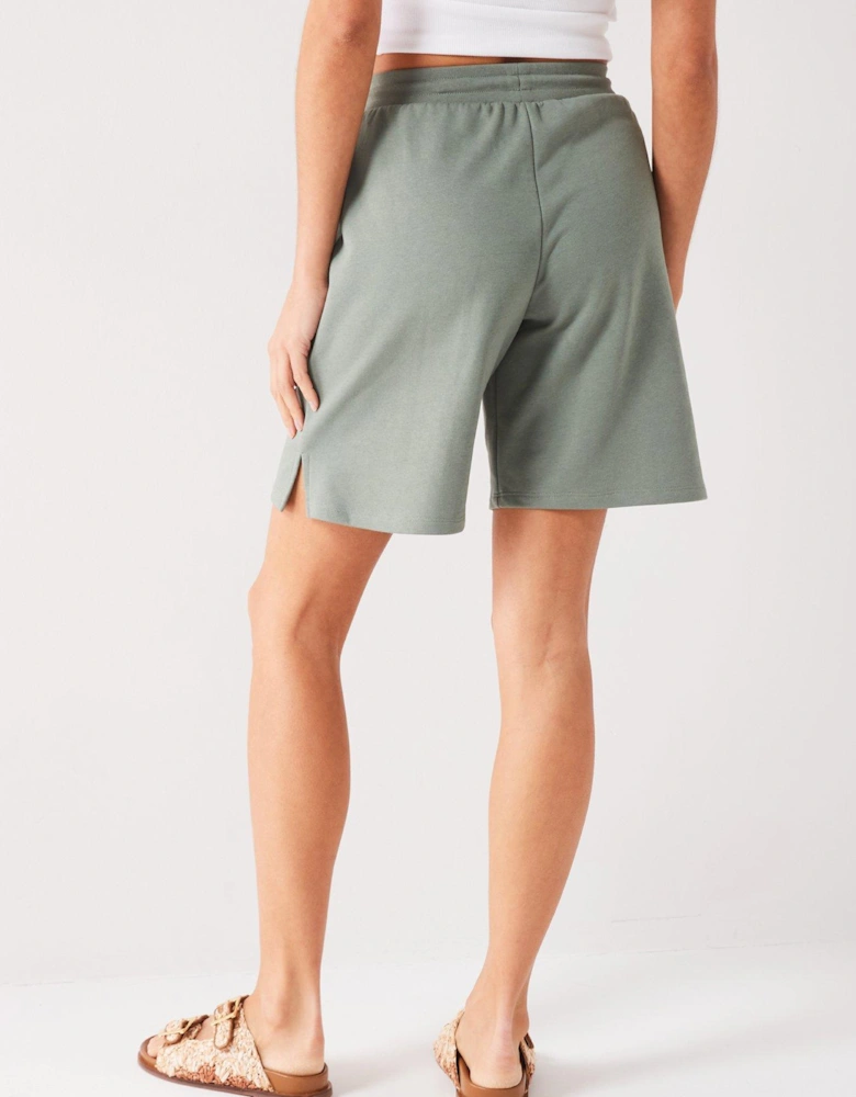 Longline Shorts - Khaki