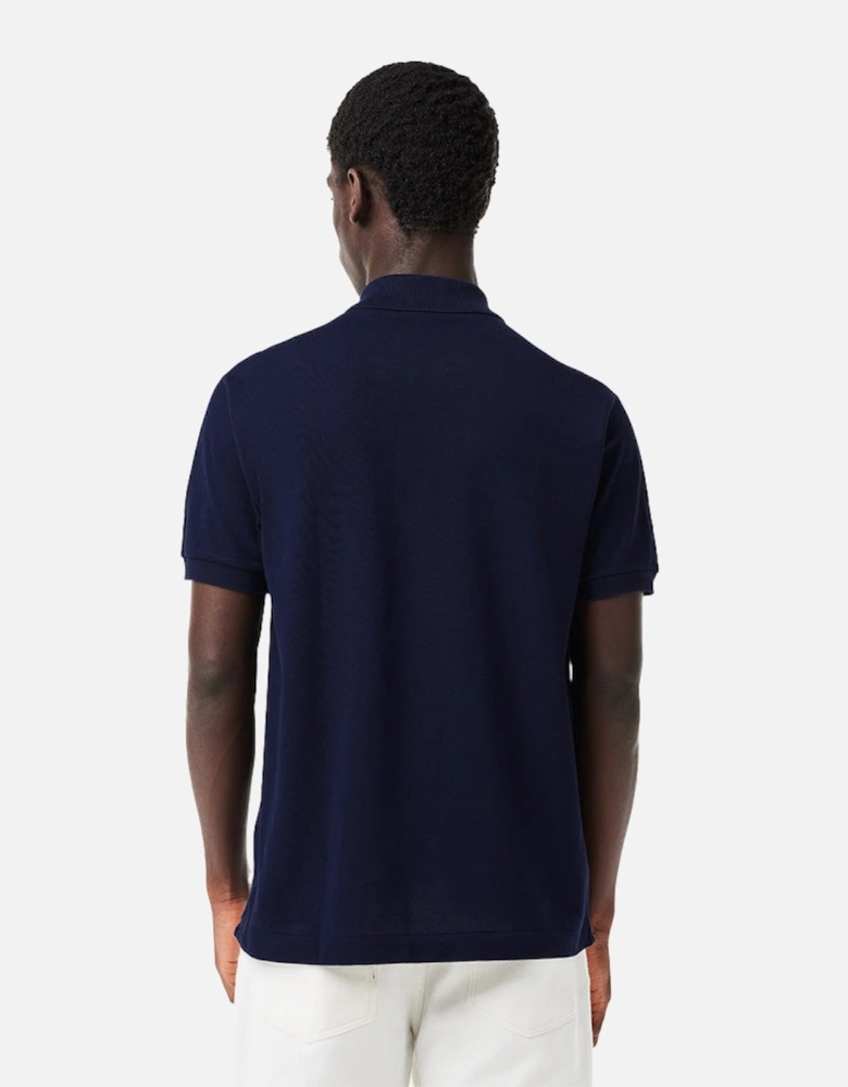 Original Piqué Cotton Polo Shirt, Navy Blue