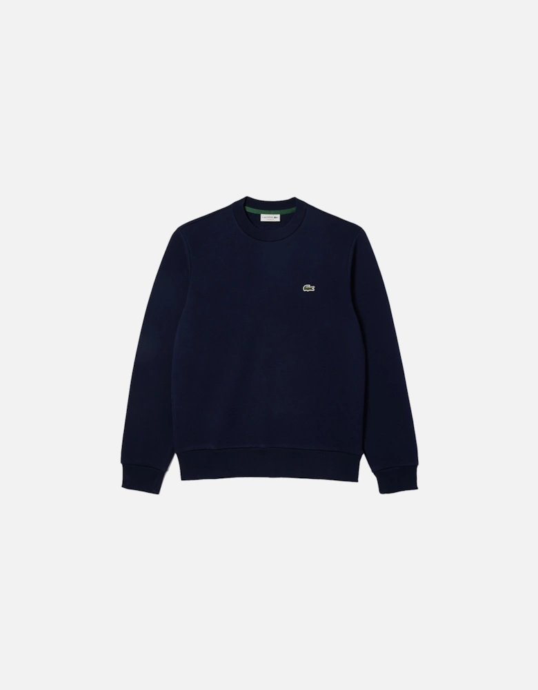 Brushed Fleece Sweatshirt, Navy Blue