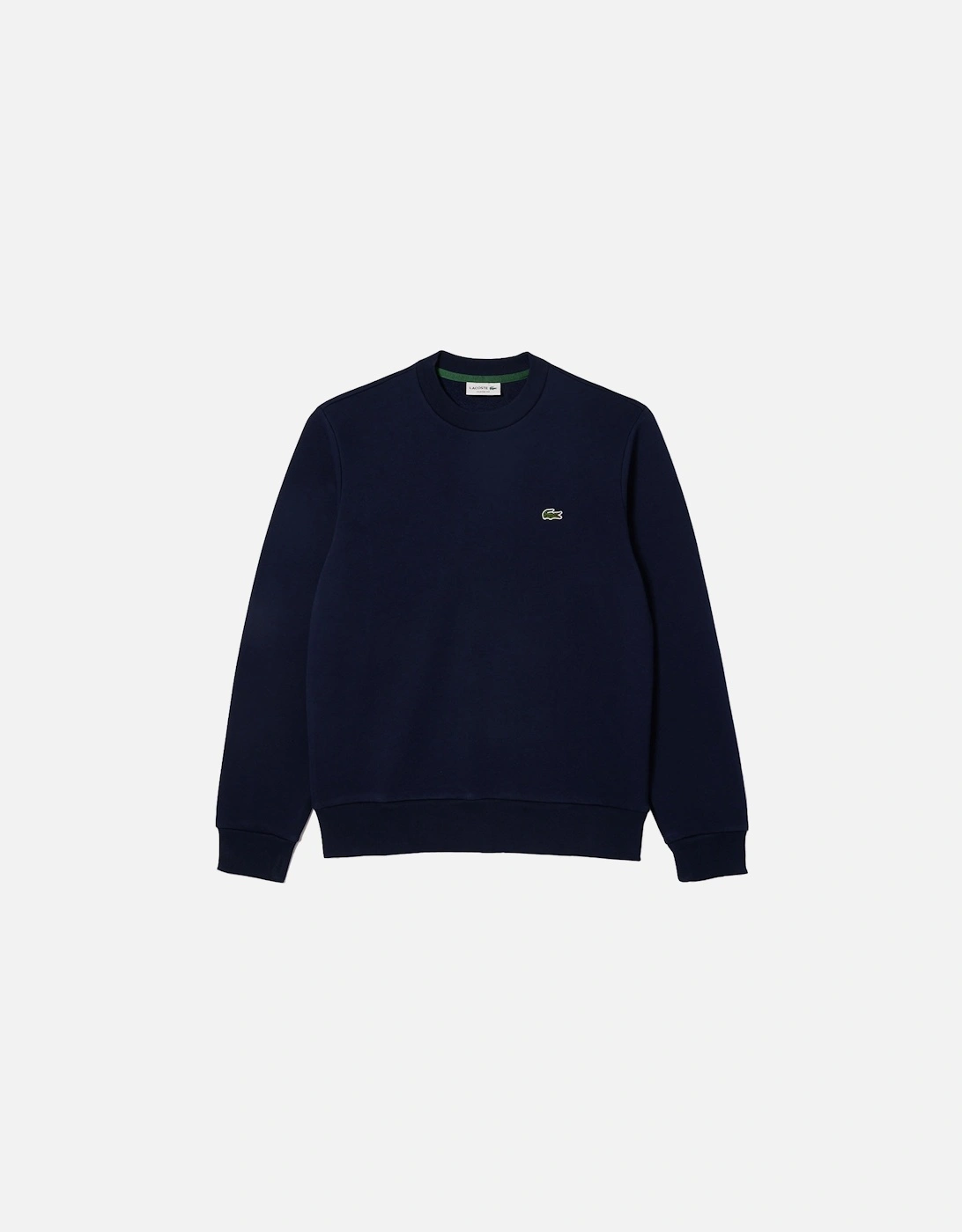 Brushed Fleece Sweatshirt, Navy Blue, 5 of 4