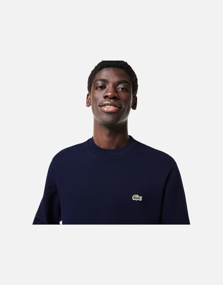 Brushed Fleece Sweatshirt, Navy Blue