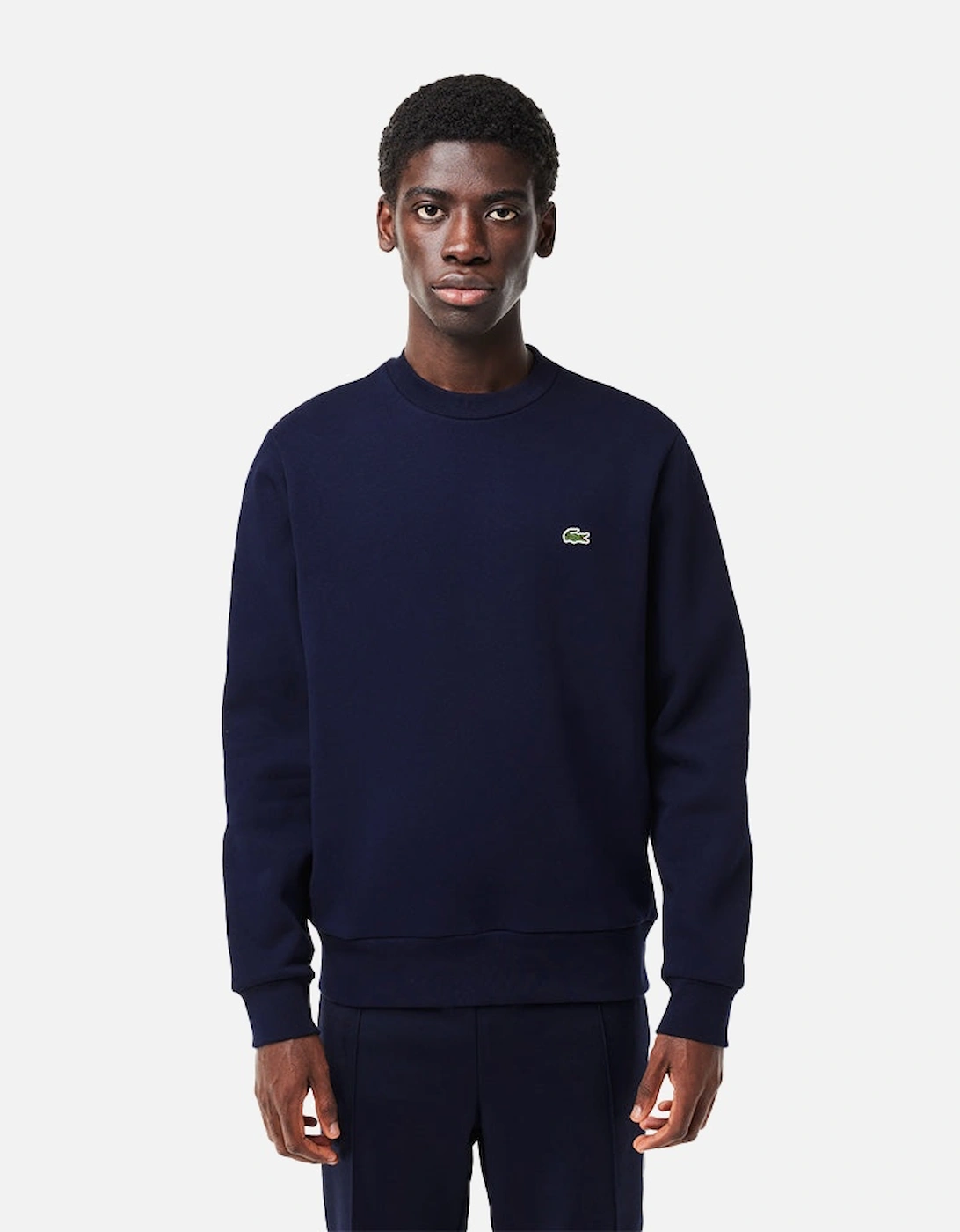 Brushed Fleece Sweatshirt, Navy Blue