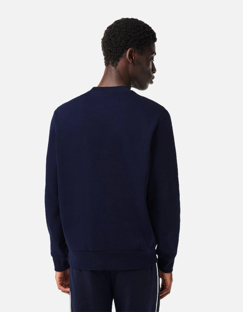 Brushed Fleece Sweatshirt, Navy Blue