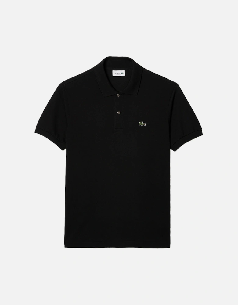 Original Piqué Cotton Polo Shirt, Black