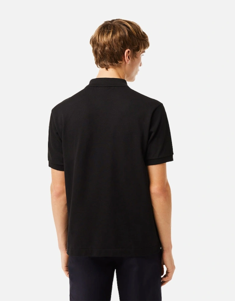 Original Piqué Cotton Polo Shirt, Black