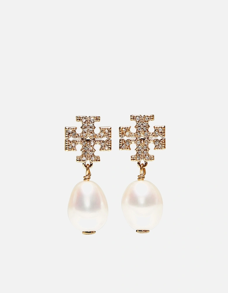 Kira 18K Gold-Plated Pearl Earrings