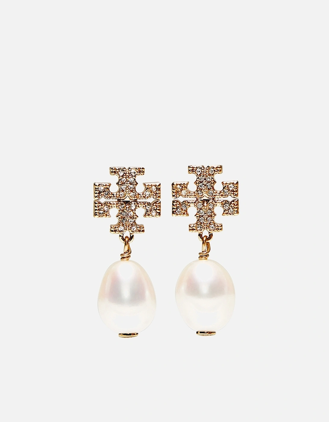 Kira 18K Gold-Plated Pearl Earrings, 2 of 1