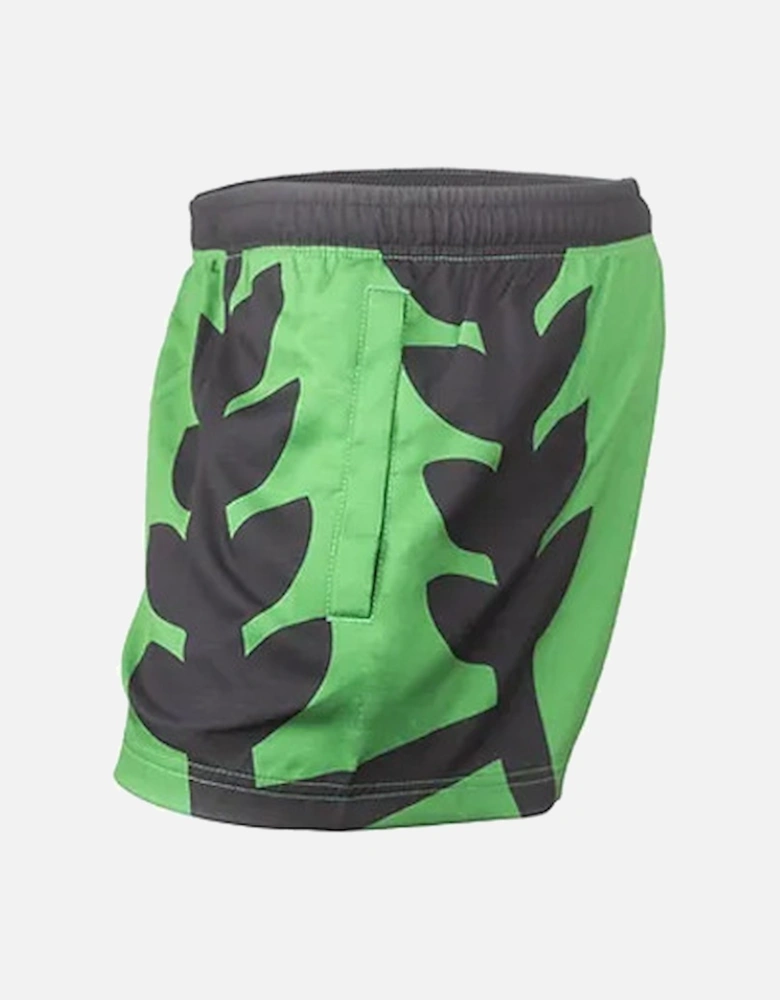 Unisex Ripstock Shorts Green / Black