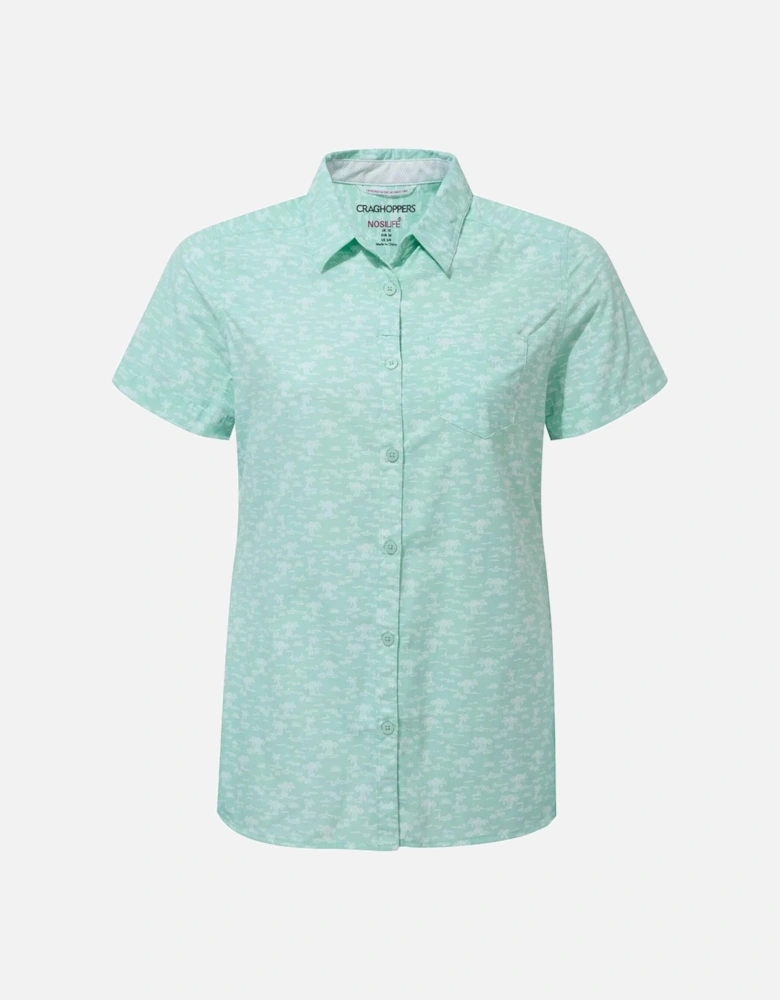 Womens/Ladies Nosilife Tillia Printed Short-Sleeved Shirt
