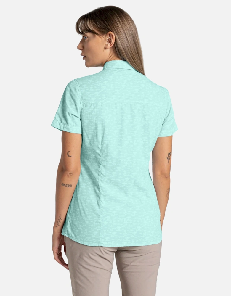 Womens/Ladies Nosilife Tillia Printed Short-Sleeved Shirt