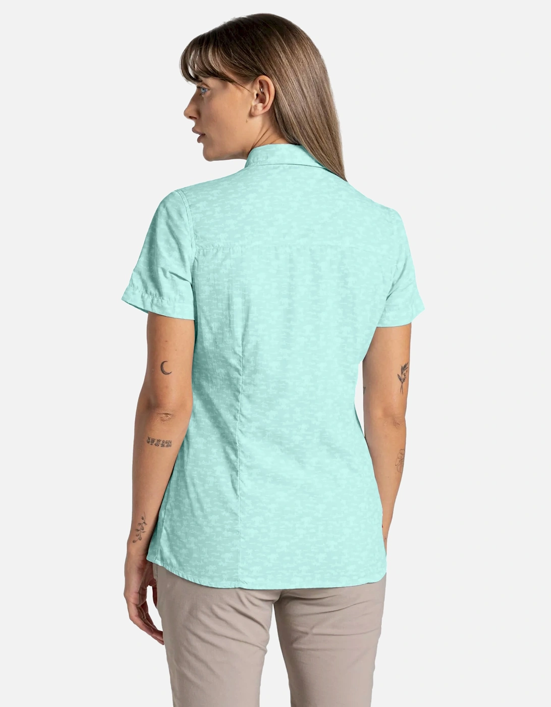 Womens/Ladies Nosilife Tillia Printed Short-Sleeved Shirt