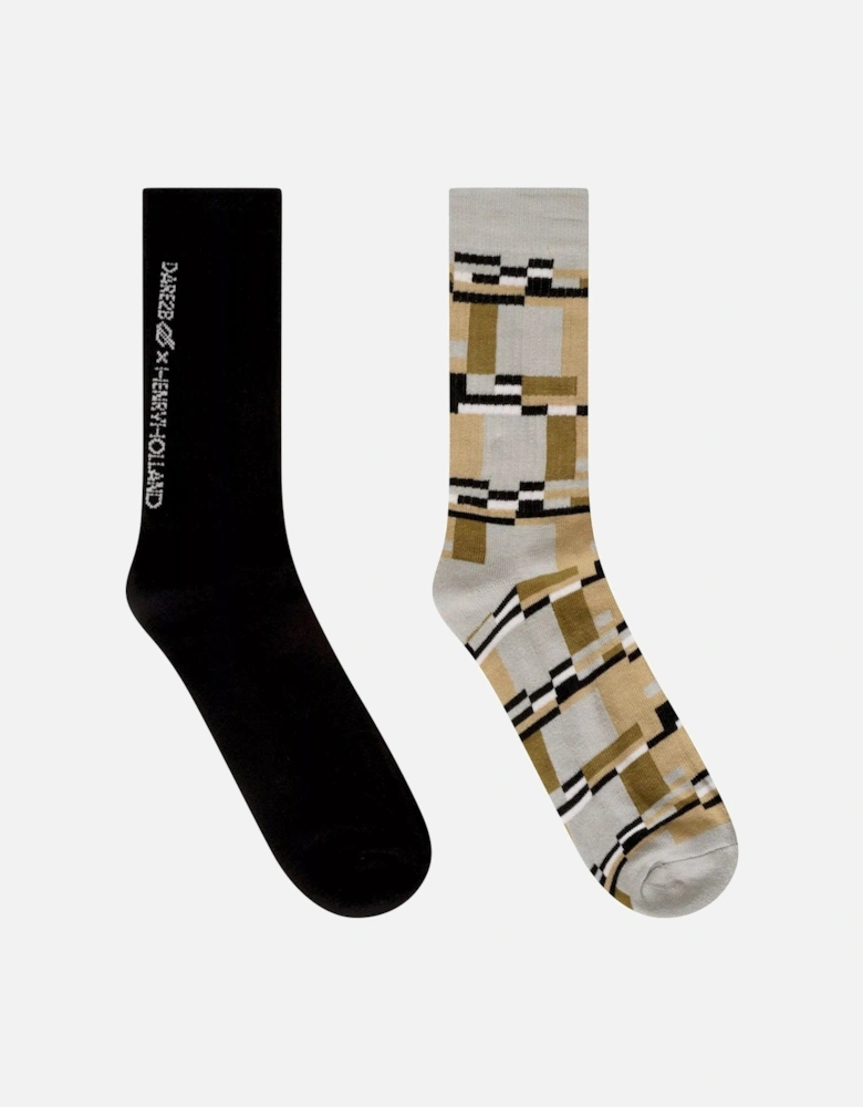 Unisex Adult Henry Holland Socks Set (Pack of 2)