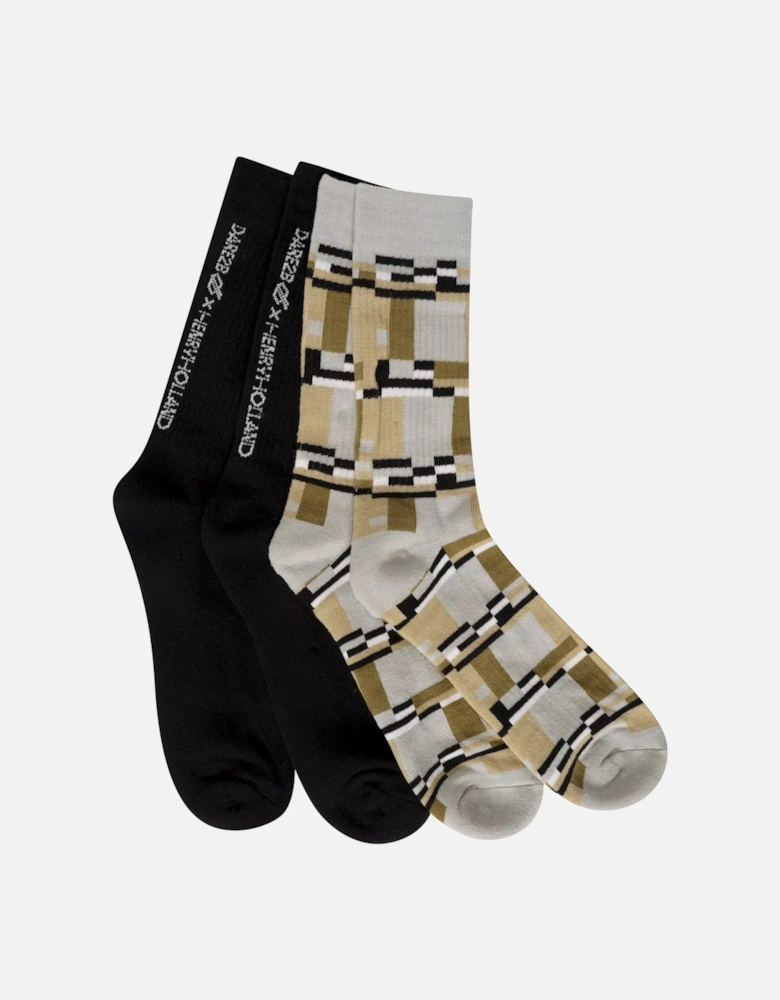 Unisex Adult Henry Holland Socks Set (Pack of 2)