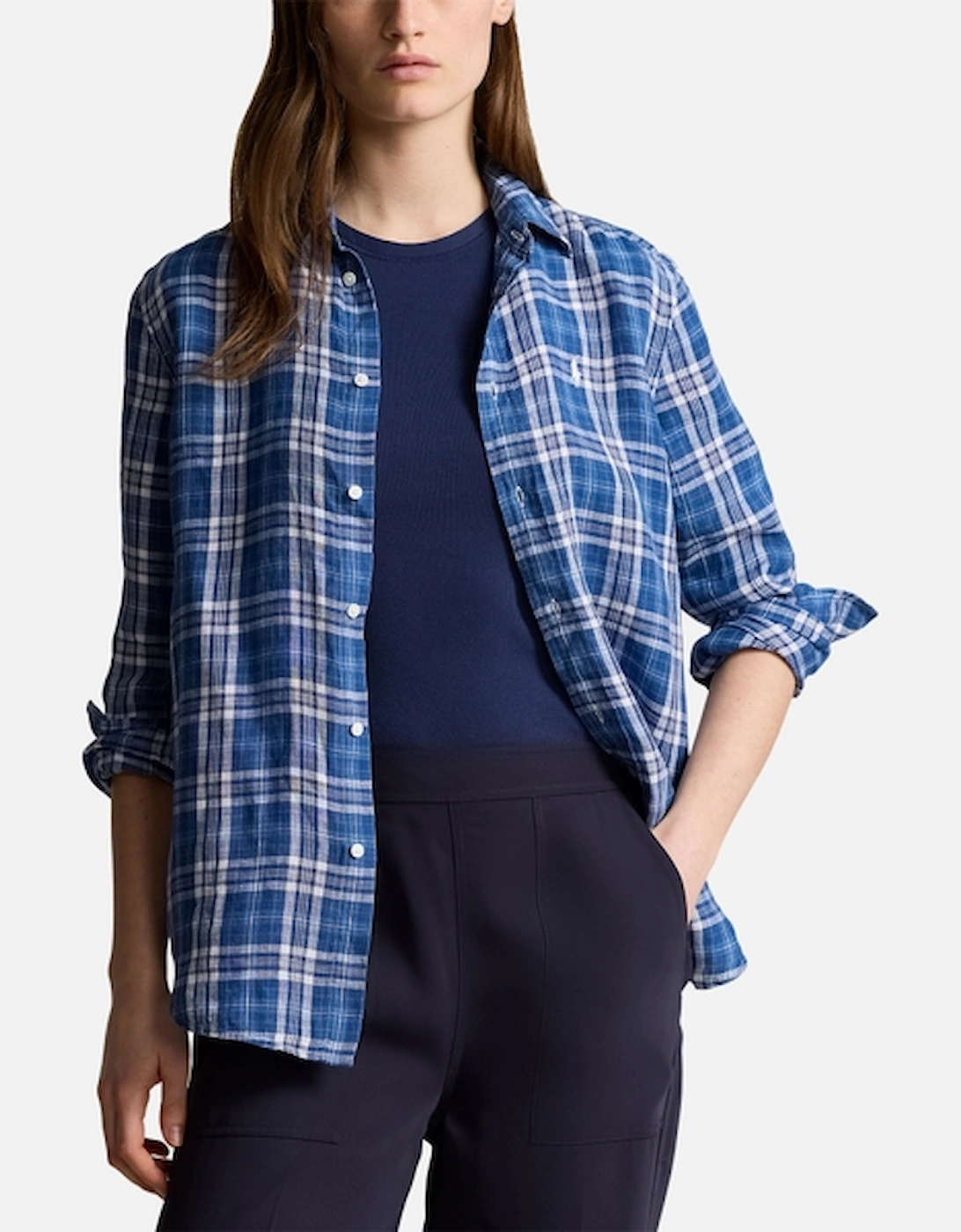 Plaid Linen Shirt, 2 of 1