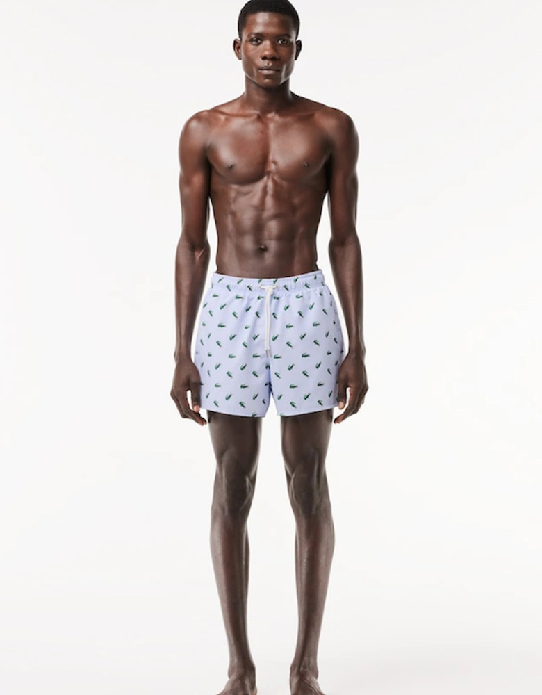 Men's Crocodile Print Swim Shorts