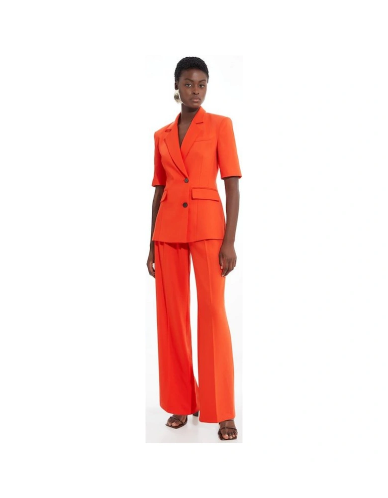 Tailored Straight Leg Trousers