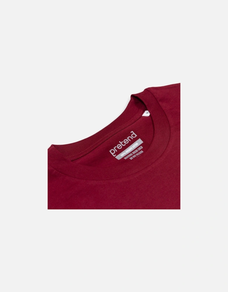 Pretend Surf Club 2.0 T-Shirt - Burgundy