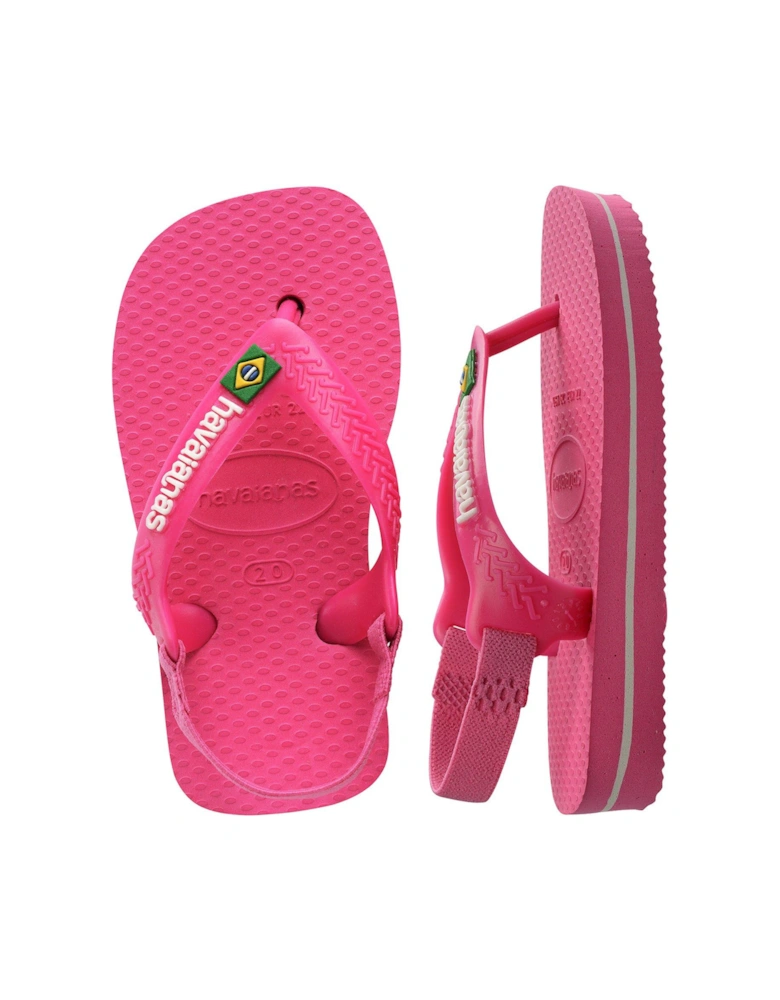 Baby Brasil Logo Flip Flop Sandal