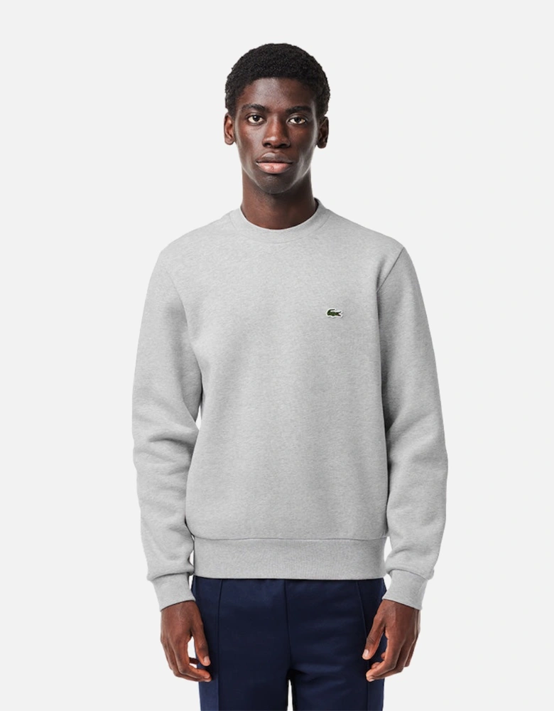 Brushed Fleece Sweatshirt, Grey