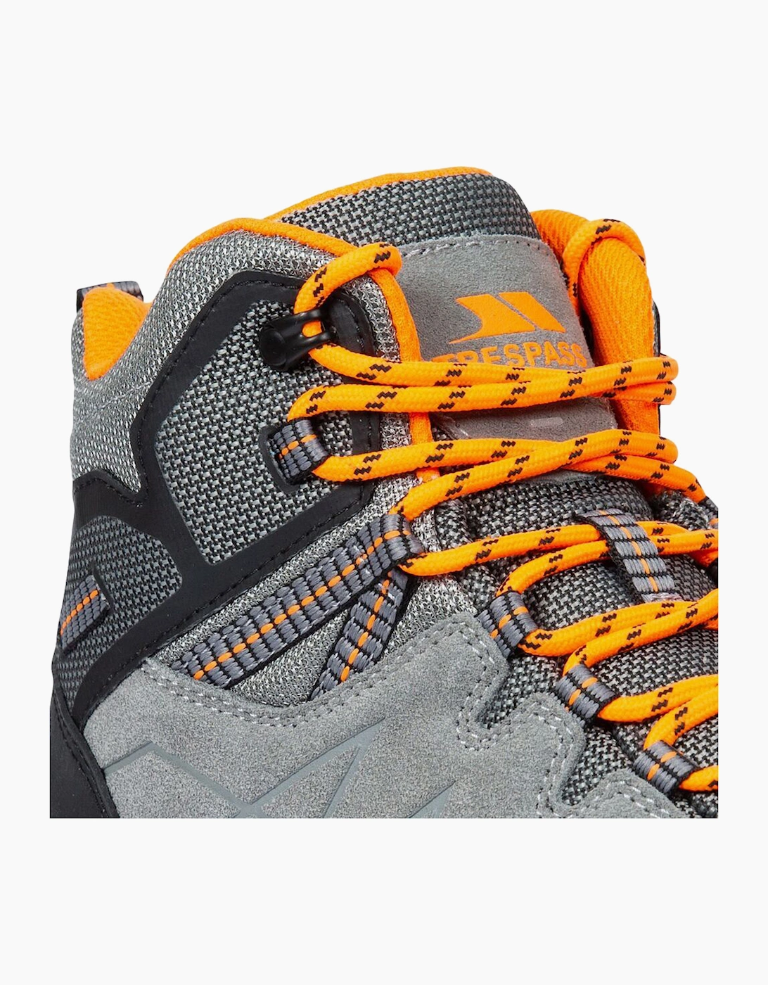 Trespass Men's Grey Caelan Suede Walking Boots - : Size 8 Uk