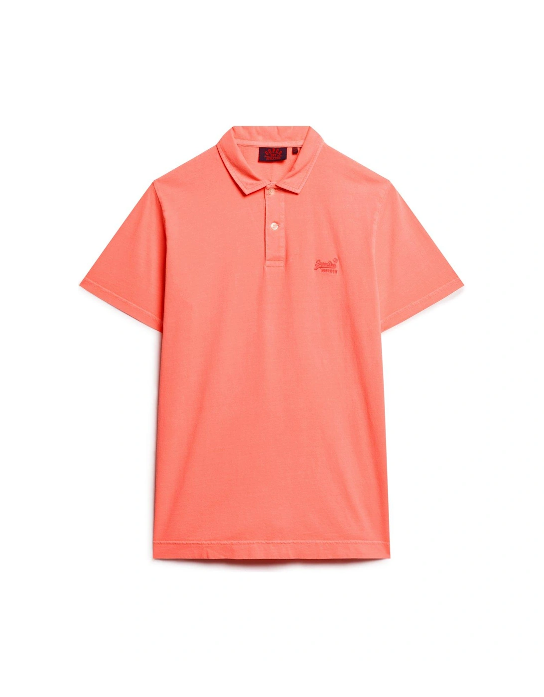 Essential Logo Neon Jersey Polo Shirt - Bright Orange