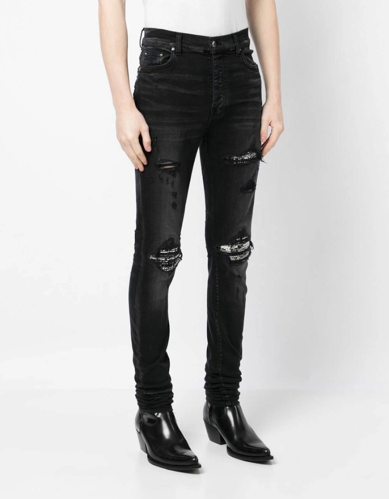 Boucle MX1 Ripped Jeans in Black