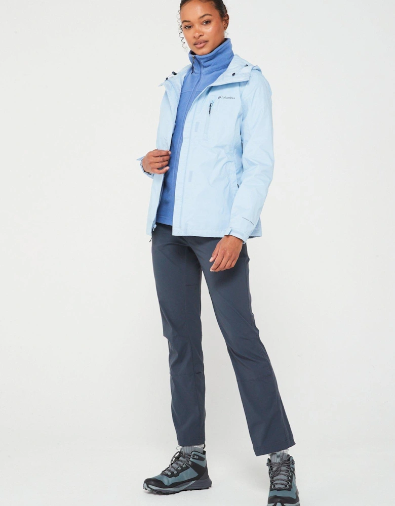 Womens Pouring Adventure Jacket - Blue