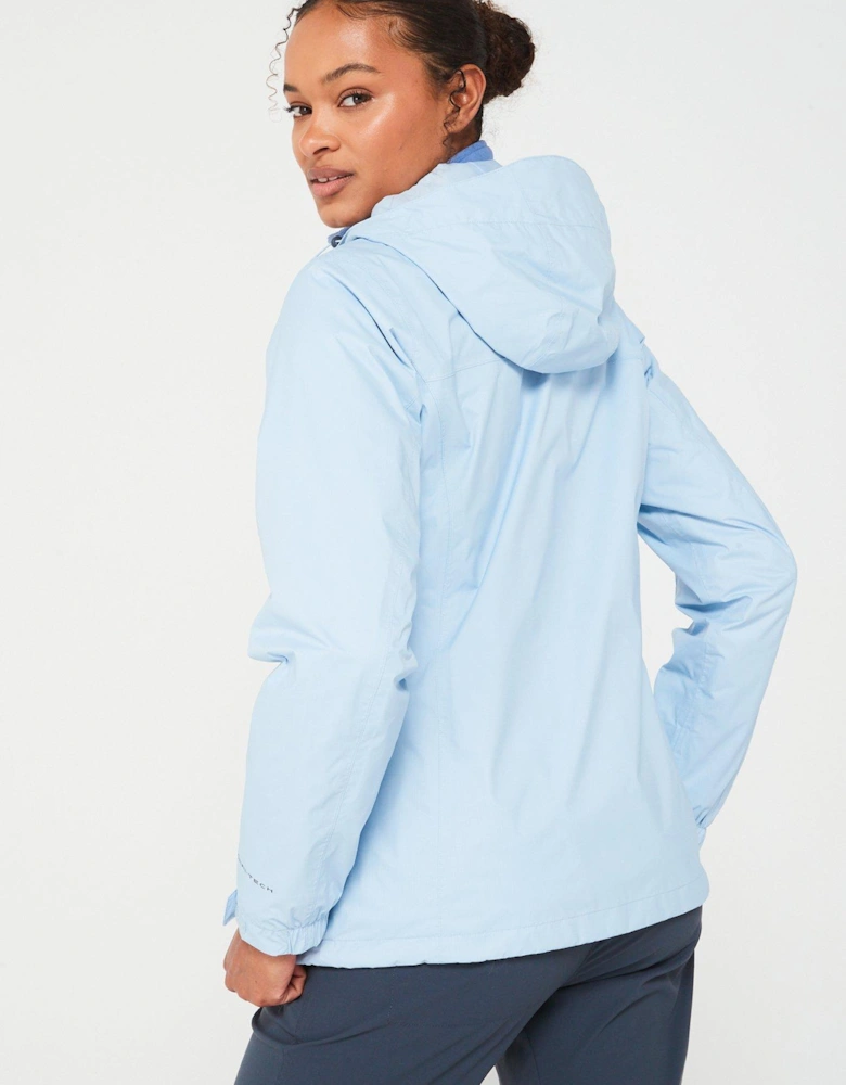 Womens Pouring Adventure Jacket - Blue