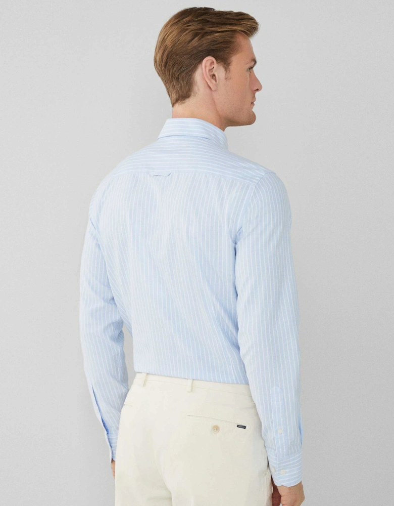 Slim Fit Striped Oxford Shirt