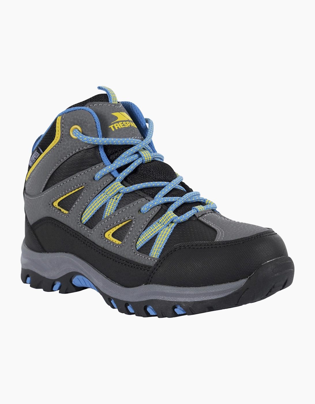 Trespass Unisex Black Childrens/ Gillon Ii Walking Boots - Size: 1 Uk Kids