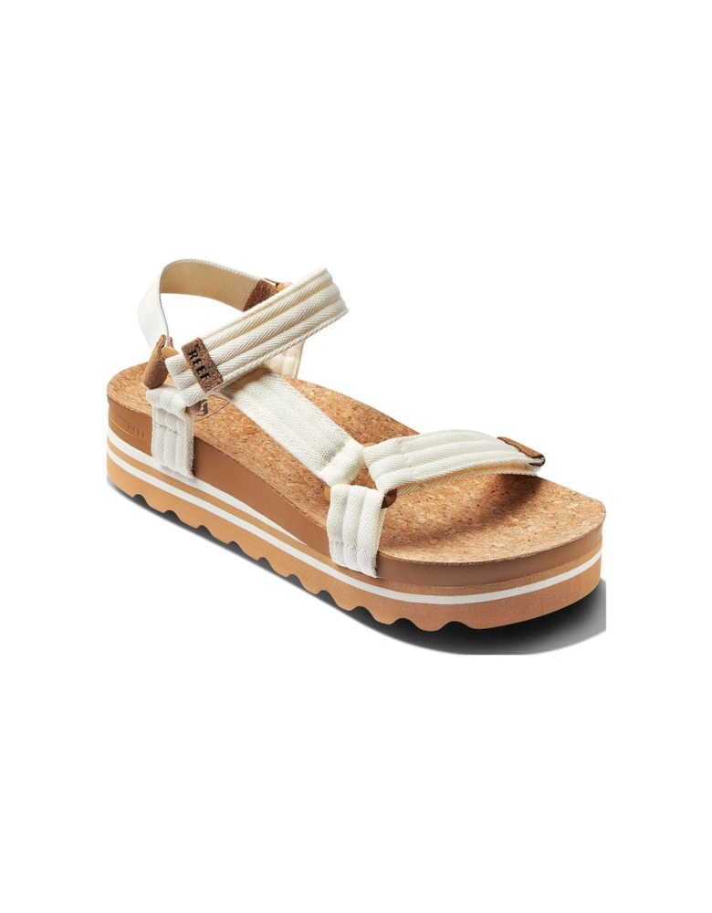 Cushion Rem Hi Trekker Style Sandals - Whisper White