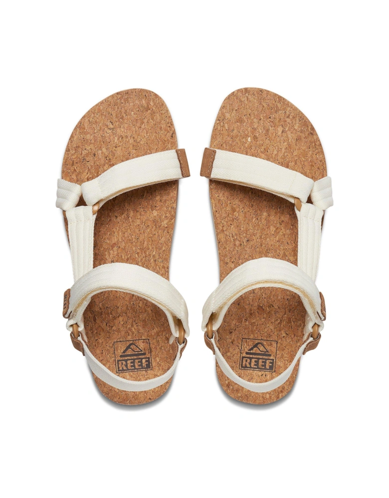 Cushion Rem Hi Trekker Style Sandals - Whisper White